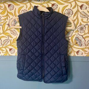 Boy's Class Club Navy Quilted Zip Vest
